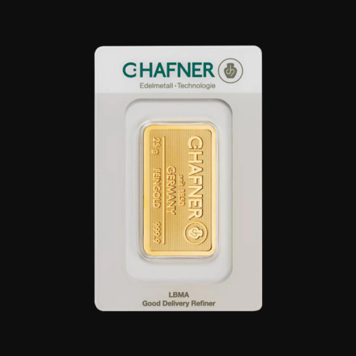 Sztabka złota 25g C.HAFNER